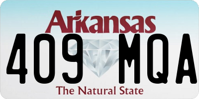 AR license plate 409MQA