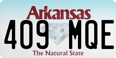 AR license plate 409MQE