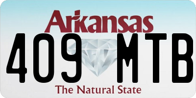 AR license plate 409MTB