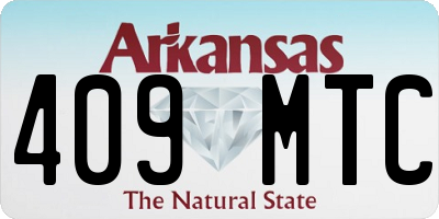 AR license plate 409MTC