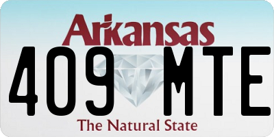 AR license plate 409MTE