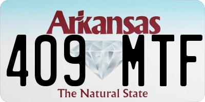 AR license plate 409MTF