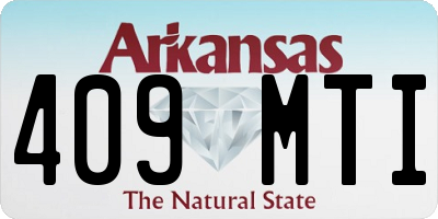 AR license plate 409MTI