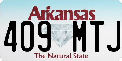 AR license plate 409MTJ