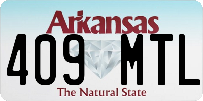 AR license plate 409MTL