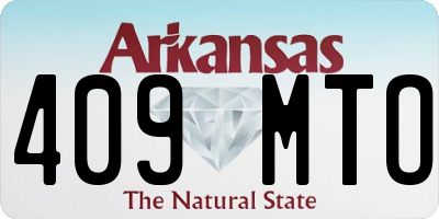 AR license plate 409MTO
