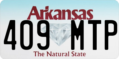 AR license plate 409MTP