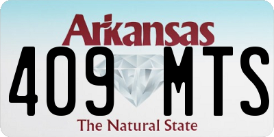 AR license plate 409MTS