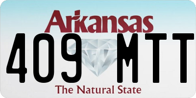 AR license plate 409MTT