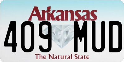 AR license plate 409MUD