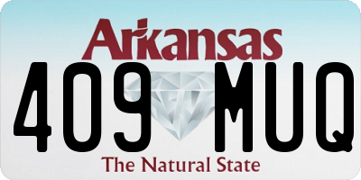 AR license plate 409MUQ