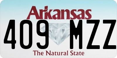 AR license plate 409MZZ