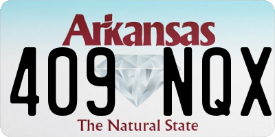 AR license plate 409NQX