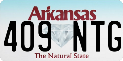 AR license plate 409NTG