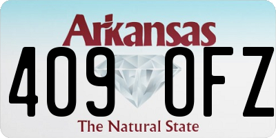 AR license plate 409OFZ