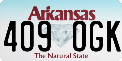 AR license plate 409OGK
