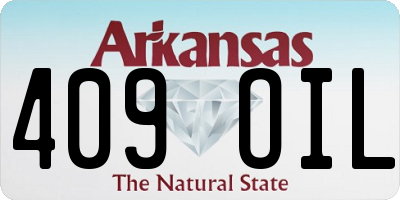 AR license plate 409OIL