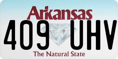 AR license plate 409UHV