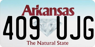 AR license plate 409UJG