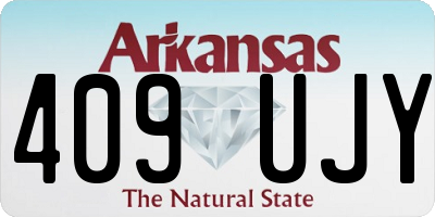 AR license plate 409UJY
