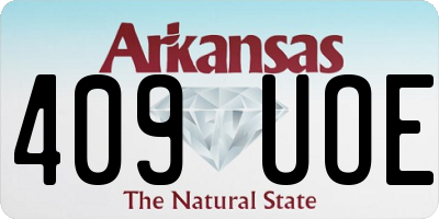 AR license plate 409UOE