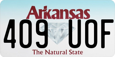 AR license plate 409UOF