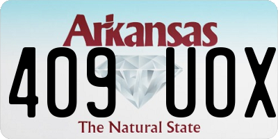 AR license plate 409UOX