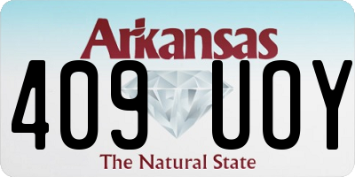 AR license plate 409UOY