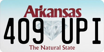 AR license plate 409UPI