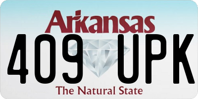 AR license plate 409UPK
