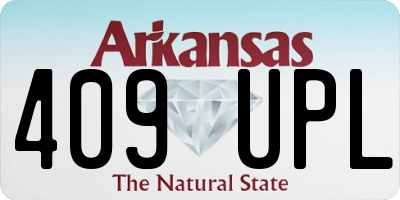 AR license plate 409UPL