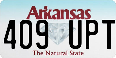 AR license plate 409UPT