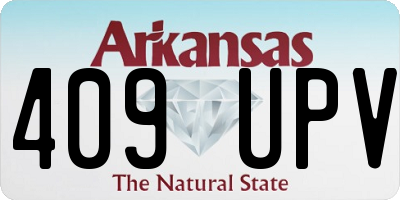 AR license plate 409UPV