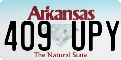 AR license plate 409UPY