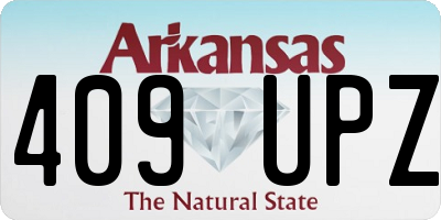 AR license plate 409UPZ