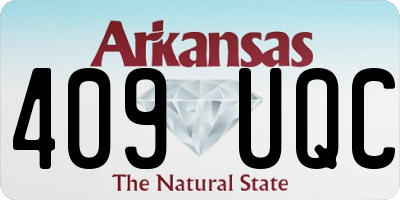 AR license plate 409UQC