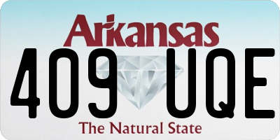AR license plate 409UQE