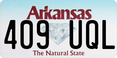 AR license plate 409UQL