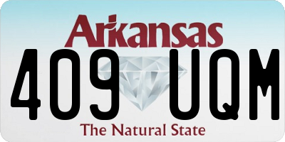 AR license plate 409UQM