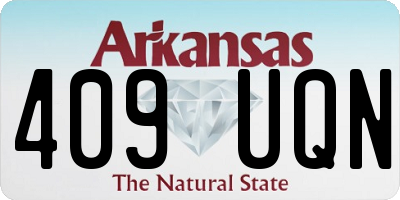 AR license plate 409UQN