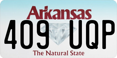 AR license plate 409UQP