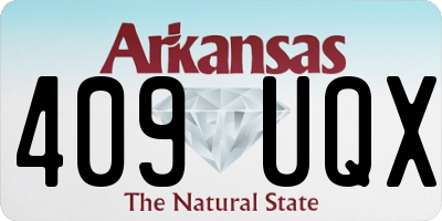 AR license plate 409UQX