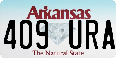 AR license plate 409URA