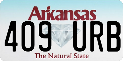 AR license plate 409URB