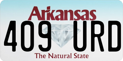 AR license plate 409URD