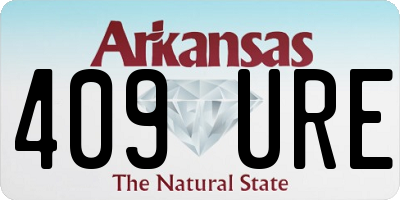 AR license plate 409URE