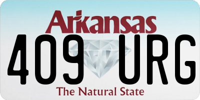 AR license plate 409URG