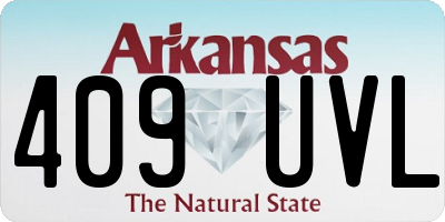 AR license plate 409UVL