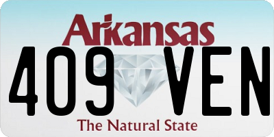 AR license plate 409VEN