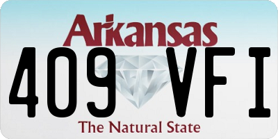 AR license plate 409VFI
